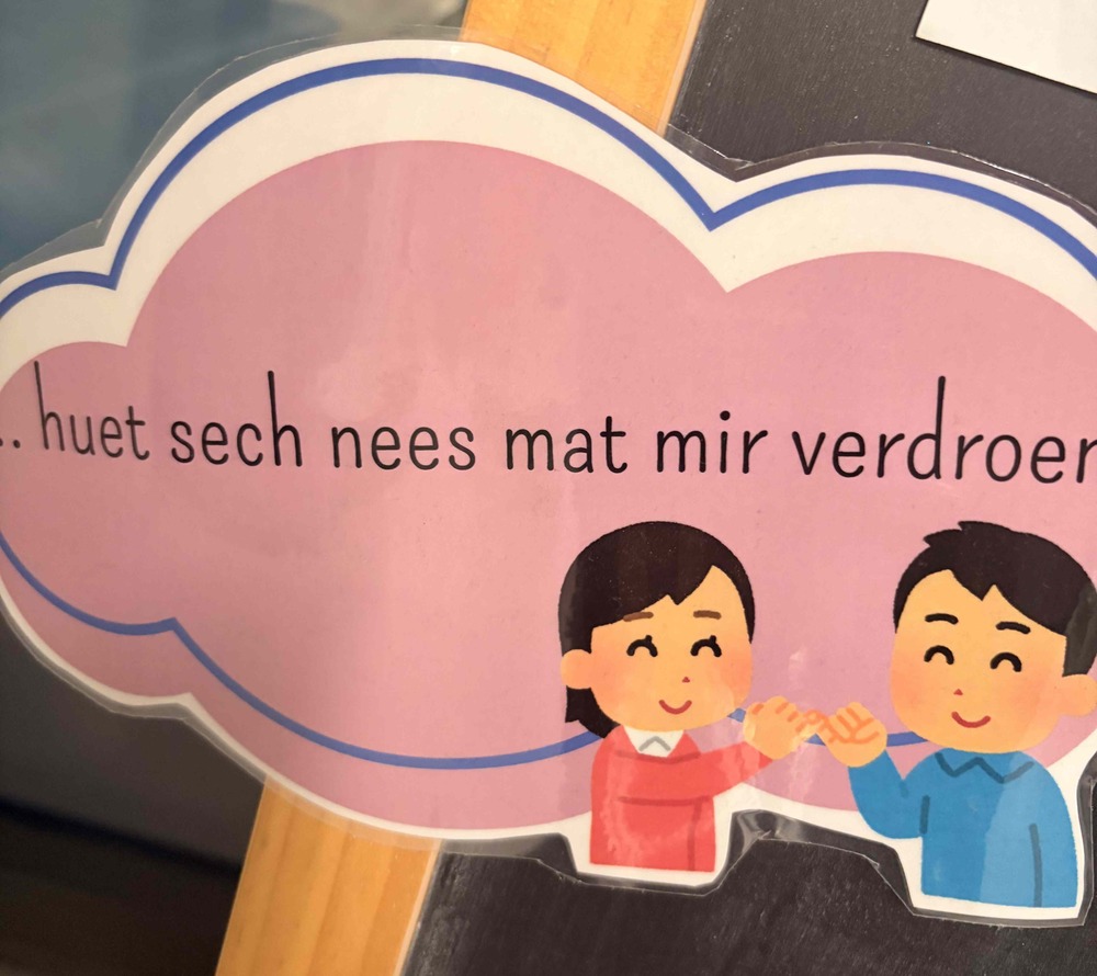 huet sech nees mat mir verdroen